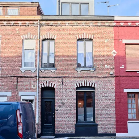 Apartment La Maison Corneille - Grande Maison 4 Avec Terrasse - Proche Lille - Parking Gratuit - Sejours Familiales Et Professionnels Croix