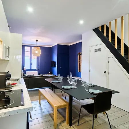 Apartment La Maison Corneille - Grande Maison 4 Avec Terrasse - Proche Lille - Parking Gratuit - Sejours Familiales Et Professionnels Croix