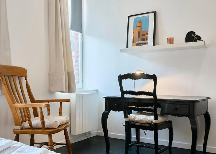 Appartement La Maison Corneille - Grande Maison 4 Avec Terrasse - Proche Lille - Parking Gratuit - Sejours Familiales Et Professionnels *