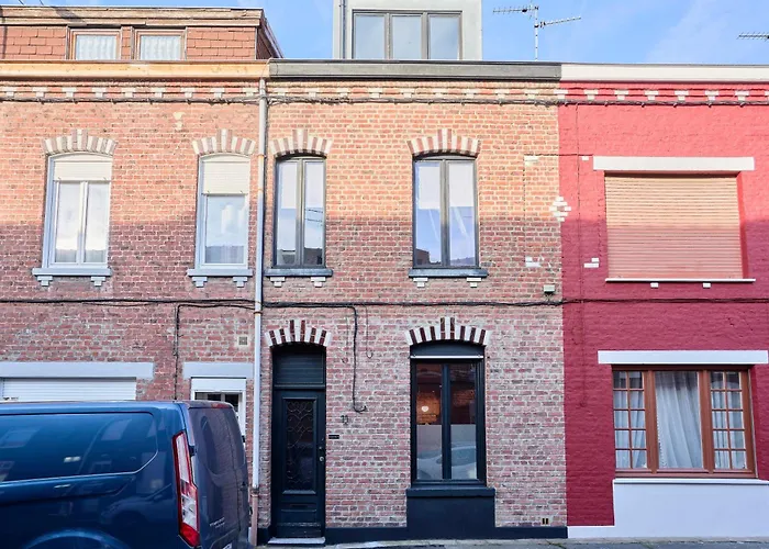 Appartement La Maison Corneille - Grande Maison 4 Avec Terrasse - Proche Lille - Parking Gratuit - Sejours Familiales Et Professionnels Croix