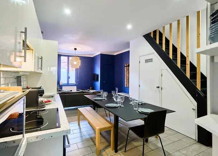 Appartement La Maison Corneille - Grande Maison 4 Avec Terrasse - Proche Lille - Parking Gratuit - Sejours Familiales Et Professionnels Croix